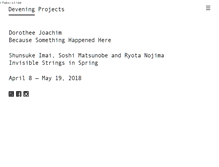 Tablet Screenshot of deveningprojects.com